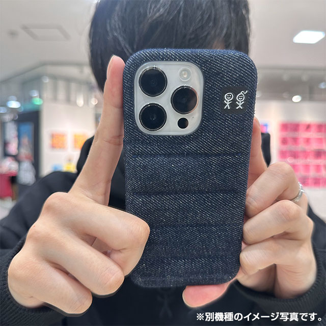 【iPhone13 Pro Max ケース】THE PUFFER CASE (DENIM)サブ画像