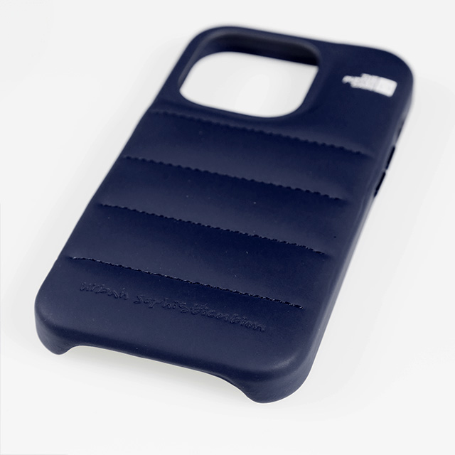 【iPhone14 Pro Max ケース】THE PUFFER CASE (NAVY BLUE)サブ画像