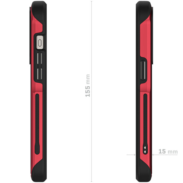 【iPhone15 Pro ケース】Atomic Slim with MagSafe (Red)サブ画像