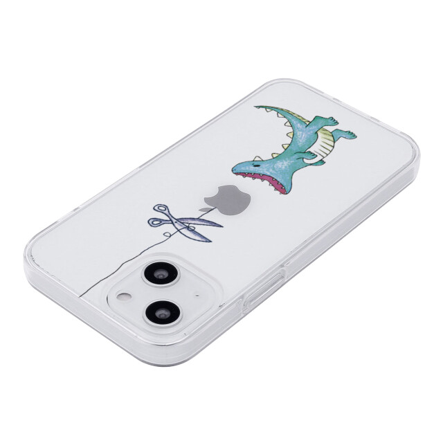 【iPhone15 ケース】ソフトクリアケース (はらぺこザウルス グリーン)サブ画像