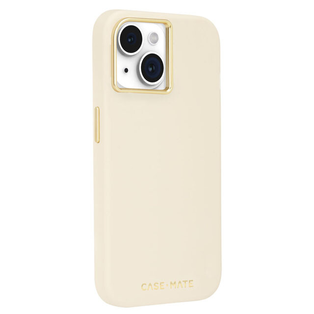 【iPhone15/14/13 ケース】MagSafe対応 抗菌 リサイクル材料 Silicone (Beige)サブ画像