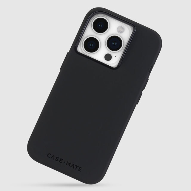 【iPhone15 Pro ケース】MagSafe対応 抗菌 リサイクル材料 Silicone (Black)goods_nameサブ画像