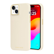 【iPhone15 Plus ケース】MagSafe対応 抗菌 リサイクル材料 Silicone (Beige)