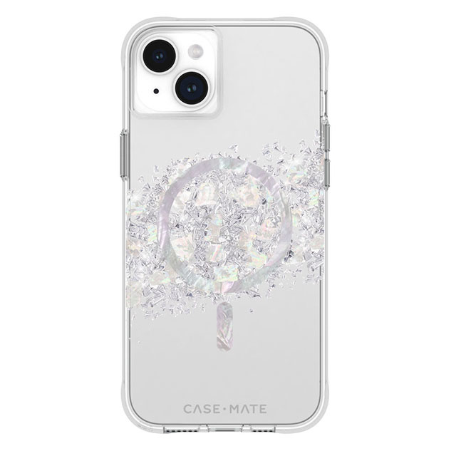 【iPhone15 Plus ケース】MagSafe対応 抗菌 リサイクル材料 Karat (Touch of Pearl)