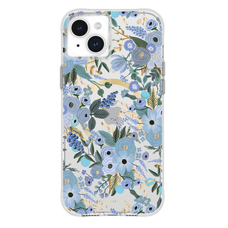 【iPhone15 Plus ケース】MagSafe対応 抗菌 リサイクル材料 Garden Party Blue