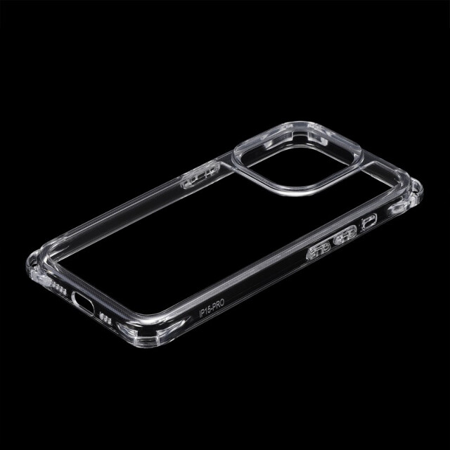 【iPhone15 Pro ケース】エアポケット搭載ハイブリッドケース 「UTILO Anti-Shock」 (クリア)サブ画像