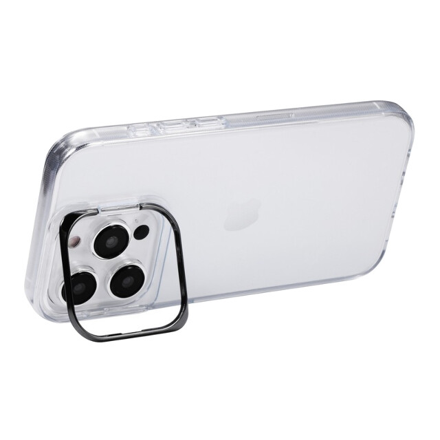【iPhone15 Pro ケース】スタンド搭載ハイブリッドケース 「UTILO Cam Stand」 (ブラック)サブ画像