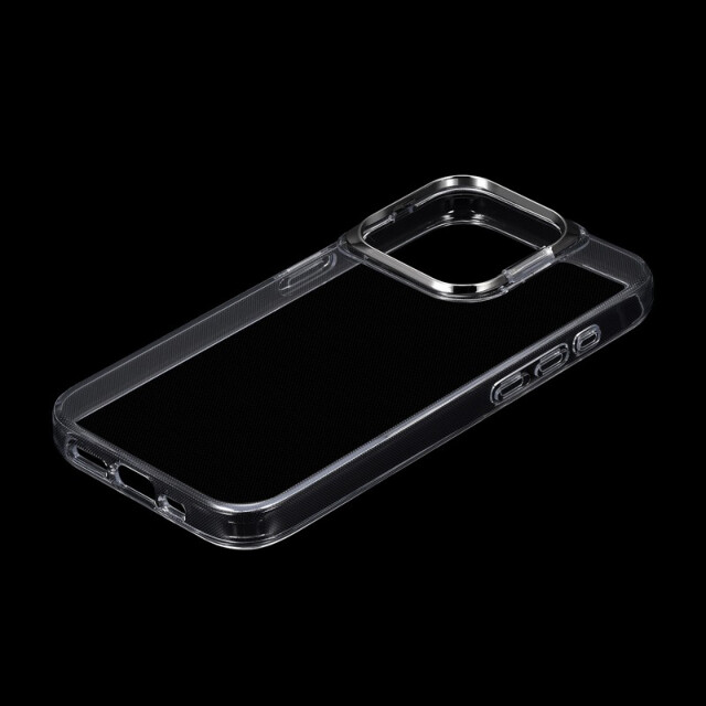 【iPhone15 Pro ケース】スタンド搭載ハイブリッドケース 「UTILO Cam Stand」 (シルバー)サブ画像