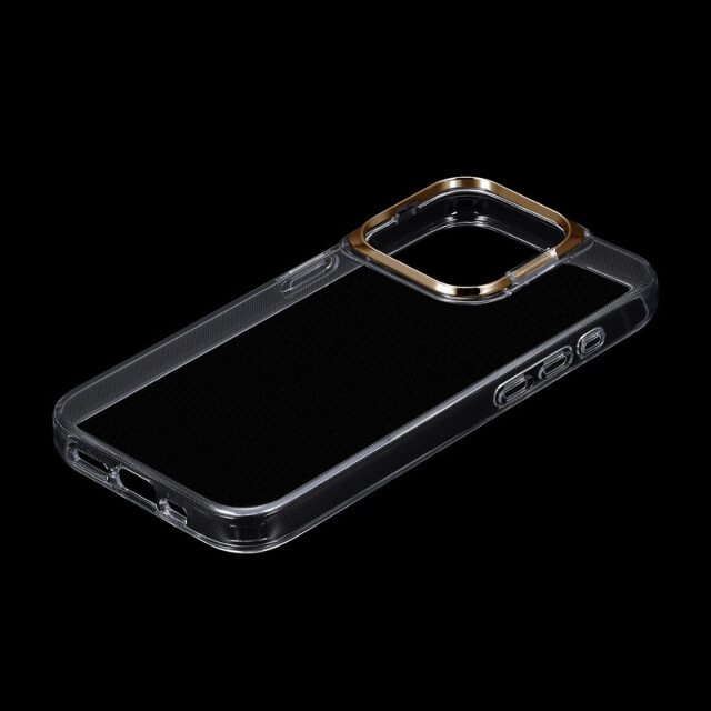 【iPhone15 Pro ケース】スタンド搭載ハイブリッドケース 「UTILO Cam Stand」 (ゴールド)サブ画像