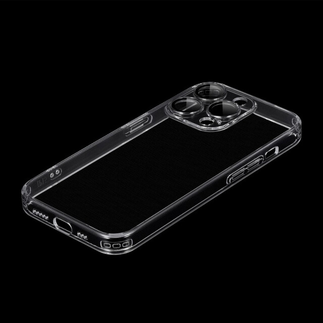 【iPhone15 Pro ケース】カメラレンズ保護ガラスハイブリッドケース 「UTILO All Glass Cover」 (クリア)サブ画像
