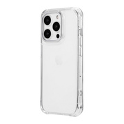 【iPhone15 Pro ケース】カメラ保護ハイブリッドケース 「UTILO Cam Tough」 (シルバー)