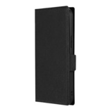 【iPhone15 Pro Max ケース】薄型・軽量PUレザー手帳ケース 「BOOK SLIM＆LITE」 (ブラック)