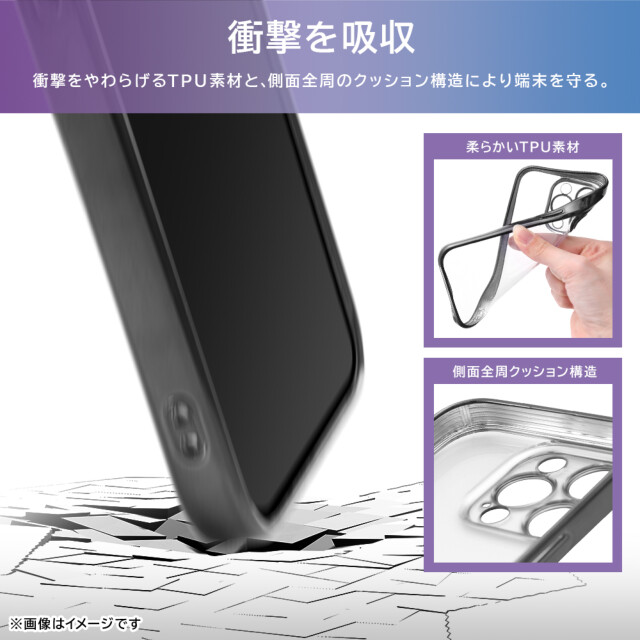 【iPhone15 Pro ケース】Like standard TPUソフトケース META Perfect (ブルー)サブ画像