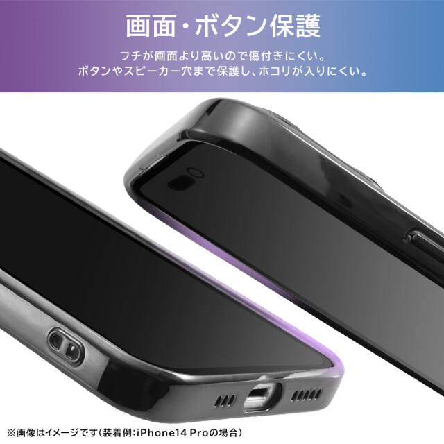 【iPhone15 Pro ケース】Like standard TPUソフトケース META Perfect (ブルー)サブ画像