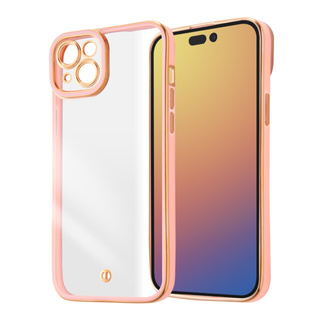 iPhone15 Plus ケース】TPUソフトケース メタリック LUSTANT