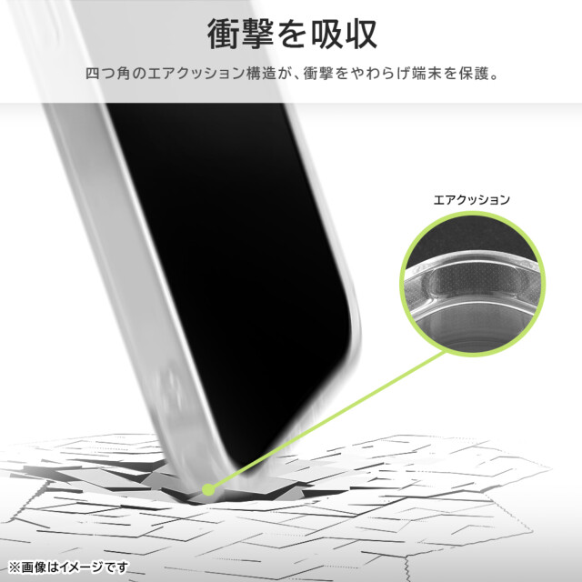 【iPhone15 Pro ケース】耐衝撃 ハイブリッドケース MagSafe マグネット式アクセサリー対応 (クリア)サブ画像