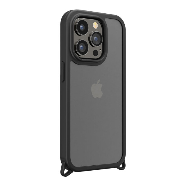 【iPhone15 Pro ケース】クリアタフケース (ブラック)サブ画像