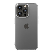 【iPhone15 Pro ケース】メタリックフレーム ソフトケース (シルバー)