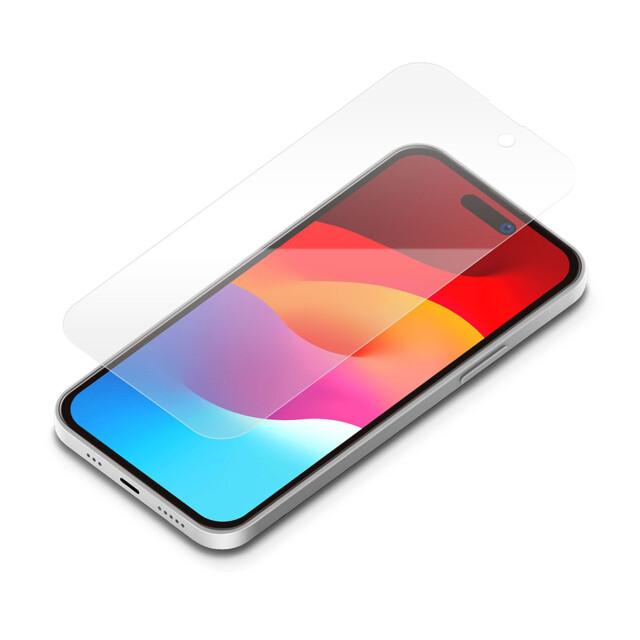 【iPhone15 Plus/15 Pro Max フィルム】ガイドフレーム付 液晶保護ガラス (ブルーライト低減/光沢)サブ画像