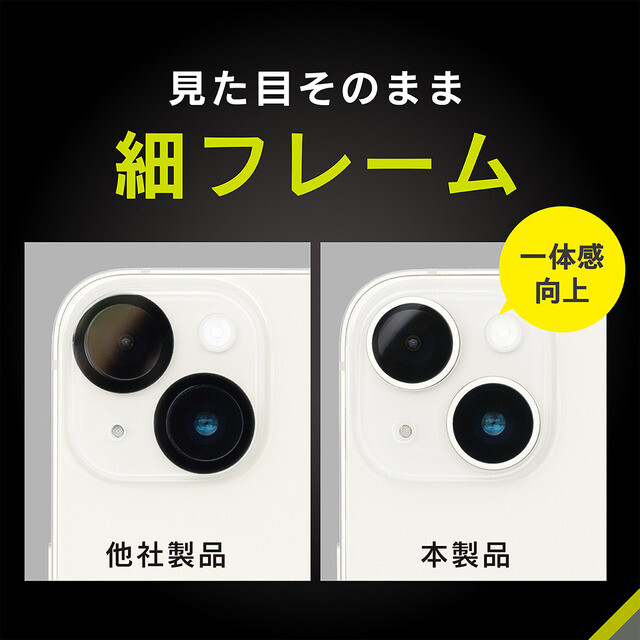 【iPhone15/15 Plus フィルム】[PicPro] クリア レンズ保護ガラスサブ画像