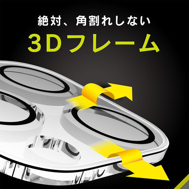 【iPhone15 Pro/15 Pro Max フィルム】[PicPro CUSHION] Dinorex クリア カメラレンズ保護ガラスサブ画像