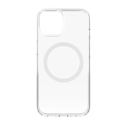 【iPhone15 ケース】MagSafe対応 ハイブリッドクリアケース (ホワイトリング)