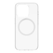 【iPhone15 Pro Max ケース】MagSafe対応 ハイブリッドクリアケース (ホワイトリング)