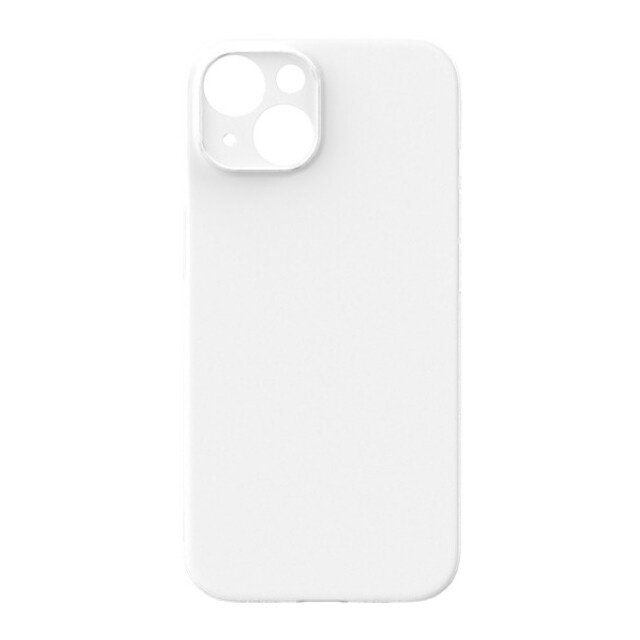 【iPhone15 ケース】[AIR-REAL Solid] 超精密設計 超極薄軽量ケース (フロステッドホワイト)