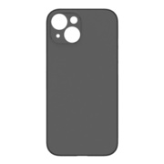 【iPhone15 ケース】[AIR-REAL Solid] 超精密設計 超極薄軽量ケース (フロステッドブラック)