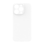 【iPhone15 Pro ケース】[AIR-REAL Solid] 超精密設計 超極薄軽量ケース (フロステッドホワイト)
