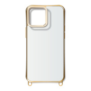 【iPhone15 ケース】新形状ケース METAL CASE (ゴールド)