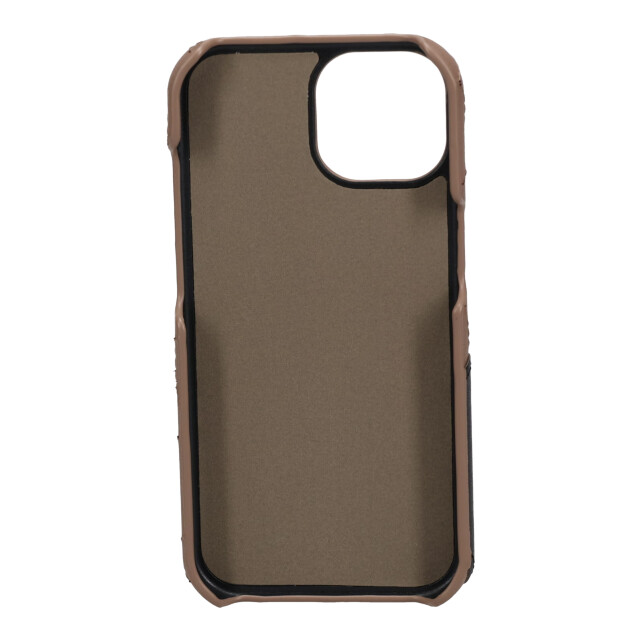 【iPhone15 ケース】DAISY PACH PU QUILT  Leather Shell Case (TAUPE/BLACK)goods_nameサブ画像