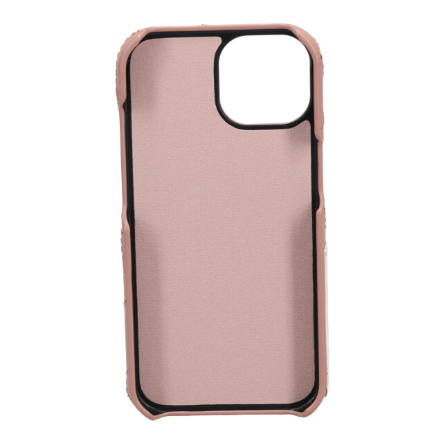 【iPhone15 ケース】DAISY PACH PU QUILT  Leather Shell Case (DUSTY PINK/WHITE)サブ画像
