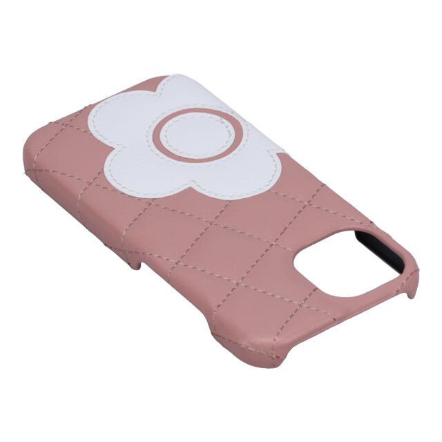 【iPhone15 ケース】DAISY PACH PU QUILT  Leather Shell Case (DUSTY PINK/WHITE)サブ画像