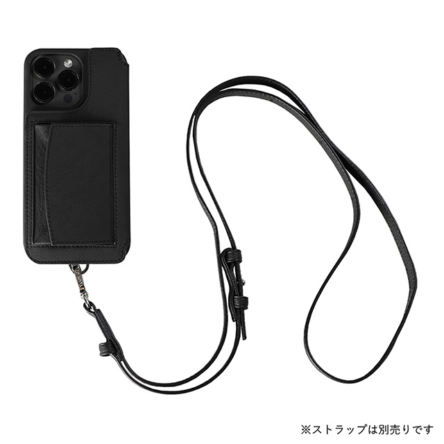 【iPhone15 Pro Max ケース】POCHE (ブラック)サブ画像