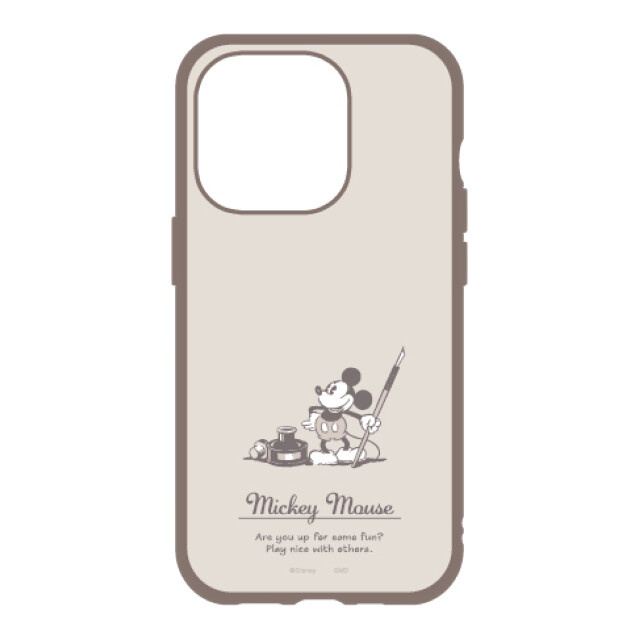 【iPhone15 Pro ケース】ディズニー、ディズニー・ピクサーキャラクター IIII fit (ミッキーマウス)