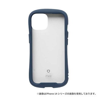 【iPhone15 ケース】iFace Reflection強化ガラスクリアケース (ネイビー)