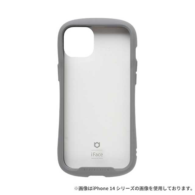 【iPhone15 Plus ケース】iFace Reflection強化ガラスクリアケース (グレー)