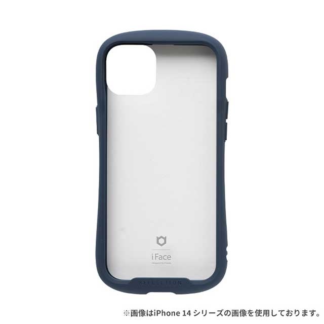【iPhone15 Plus ケース】iFace Reflection強化ガラスクリアケース (ネイビー)
