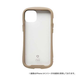 【iPhone15 Plus ケース】iFace Reflection強化ガラスクリアケース (ベージュ)