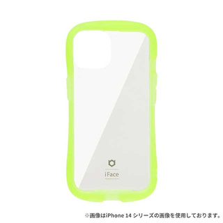 【iPhone15 ケース】iFace Reflection Neo 強化ガラスクリアケース (クリアイエロー)