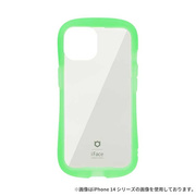 【iPhone15 ケース】iFace Reflection Neo 強化ガラスクリアケース (クリアグリーン)