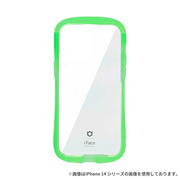 【iPhone15 Pro Max ケース】iFace Reflection Neo 強化ガラスクリアケース (クリアグリーン)