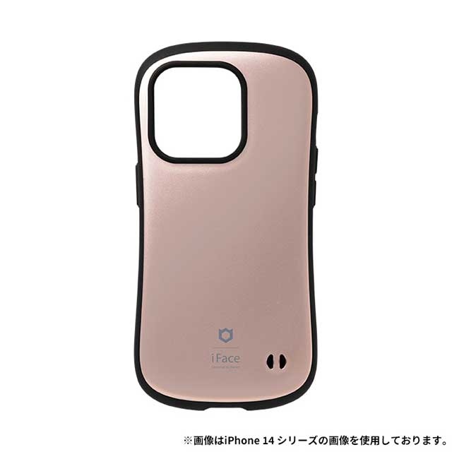 【iPhone15 Pro ケース】iFace First Class Metallicケース (ローズゴールド)