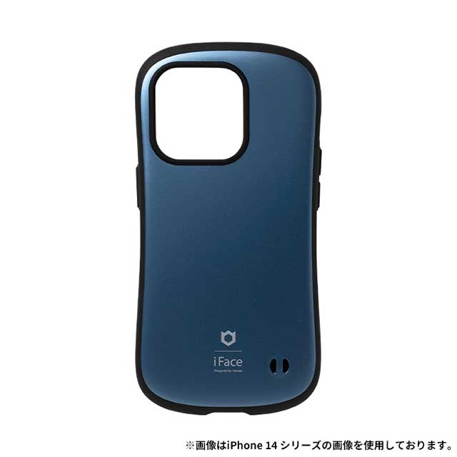 【iPhone15 Pro ケース】iFace First Class Metallicケース (コーラルブルー)