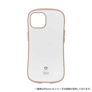 【iPhone15 ケース】iFace First Class Cafeケース (ミルク)