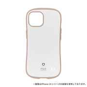 【iPhone15 Plus ケース】iFace First Class Cafeケース (ミルク)