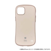 【iPhone15 Plus ケース】iFace First Class Cafeケース (カフェラテ)
