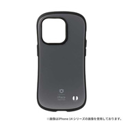 【iPhone15 Pro ケース】iFace First Class KUSUMIケース (くすみブラック)