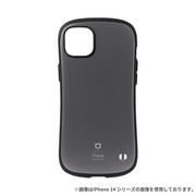 【iPhone15 Plus ケース】iFace First Class KUSUMIケース (くすみブラック)